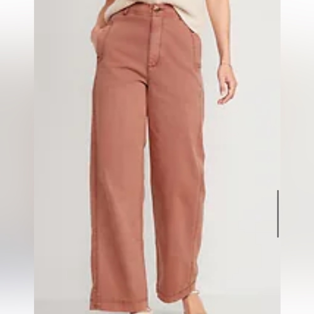 Extra High Waisted Wide Leg Workwear Pants for Women